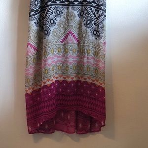 Long geometric dress